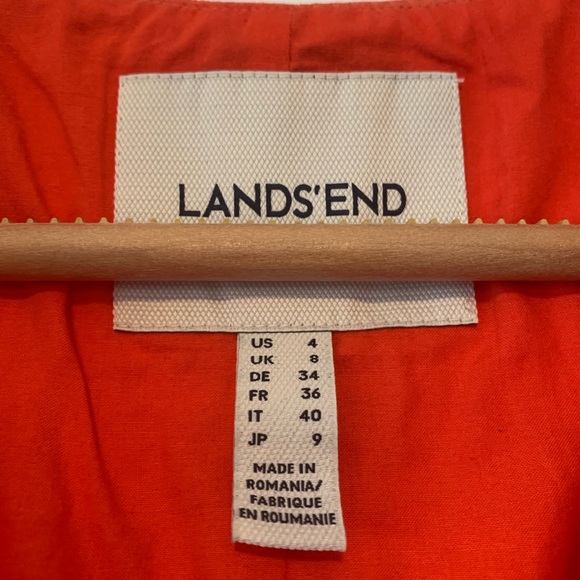 Lands’ End Canvas NWOT Sleeveless Pleated Dress - Picture 5 of 5